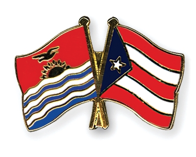 Fahnen Pins Kiribati Puerto-Rico