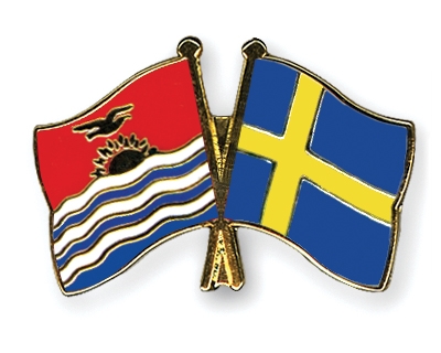 Fahnen Pins Kiribati Schweden