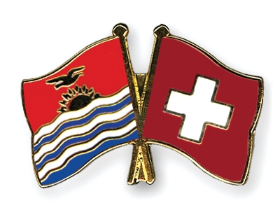 Fahnen Pins Kiribati Schweiz