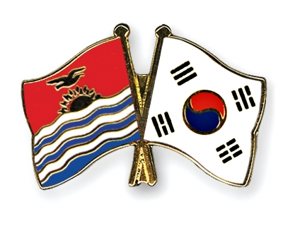 Fahnen Pins Kiribati Sdkorea