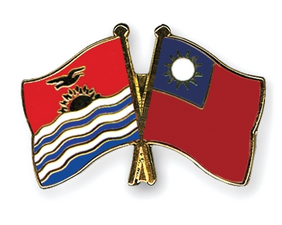 Fahnen Pins Kiribati Taiwan