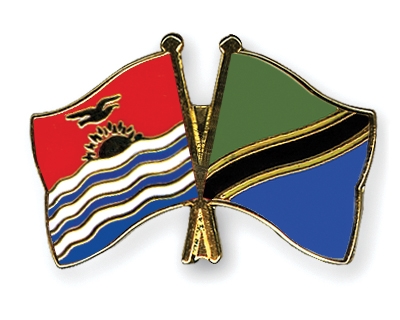 Fahnen Pins Kiribati Tansania