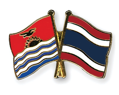 Fahnen Pins Kiribati Thailand