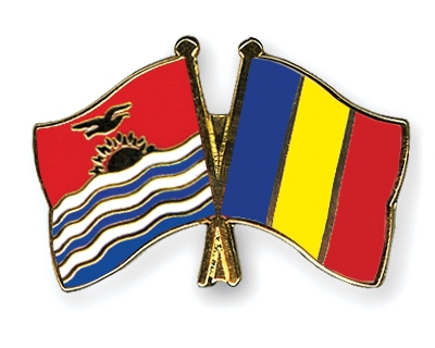 Fahnen Pins Kiribati Tschad