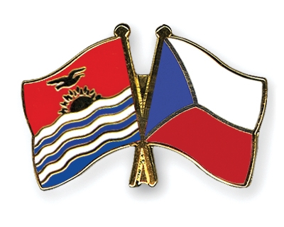 Fahnen Pins Kiribati Tschechische-Republik