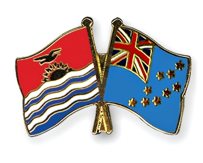 Fahnen Pins Kiribati Tuvalu