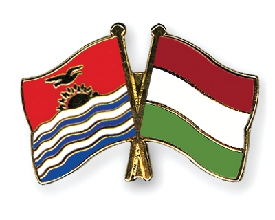 Fahnen Pins Kiribati Ungarn