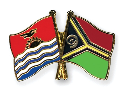 Fahnen Pins Kiribati Vanuatu