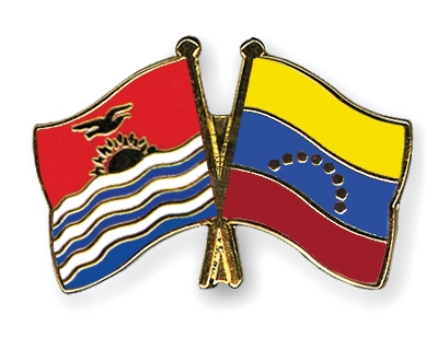 Fahnen Pins Kiribati Venezuela