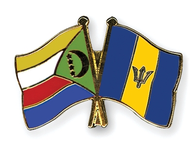 Fahnen Pins Komoren Barbados