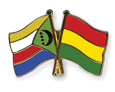 Fahnen Pins Komoren Bolivien