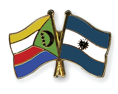 Fahnen Pins Komoren El-Salvador