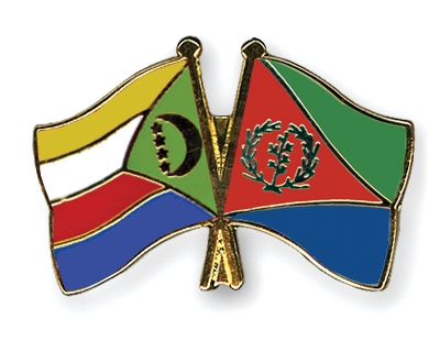 Fahnen Pins Komoren Eritrea