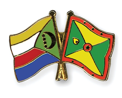 Fahnen Pins Komoren Grenada