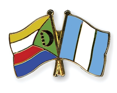 Fahnen Pins Komoren Guatemala