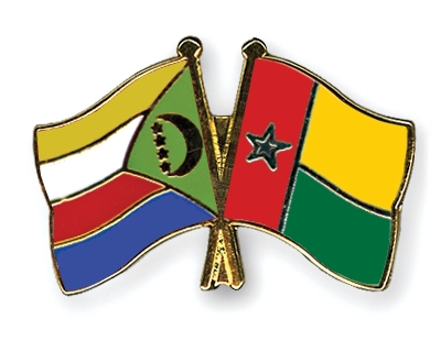 Fahnen Pins Komoren Guinea-Bissau