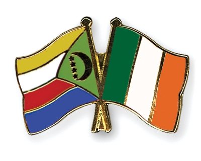 Fahnen Pins Komoren Irland