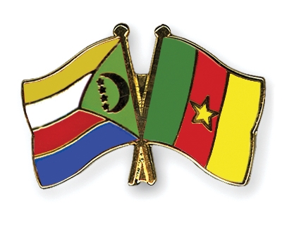 Fahnen Pins Komoren Kamerun