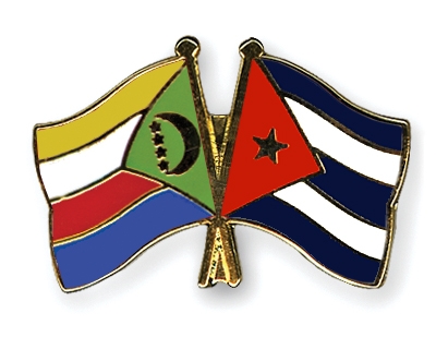 Fahnen Pins Komoren Kuba