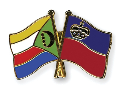 Fahnen Pins Komoren Liechtenstein