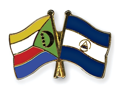 Fahnen Pins Komoren Nicaragua