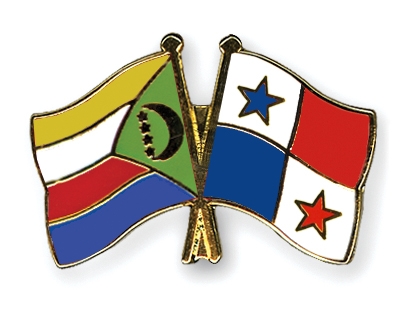 Fahnen Pins Komoren Panama