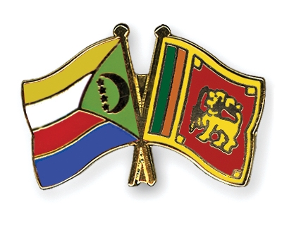 Fahnen Pins Komoren Sri-Lanka