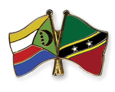 Fahnen Pins Komoren St-Kitts-und-Nevis