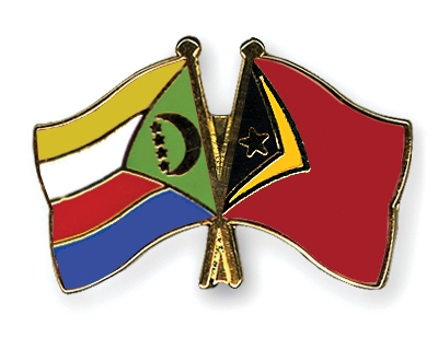 Fahnen Pins Komoren Timor-Leste