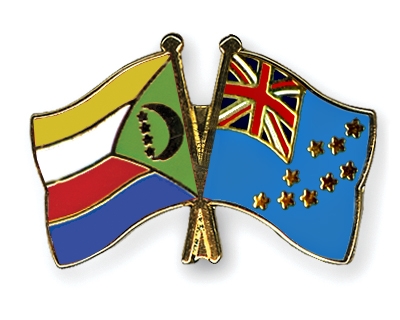 Fahnen Pins Komoren Tuvalu