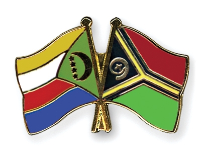 Fahnen Pins Komoren Vanuatu