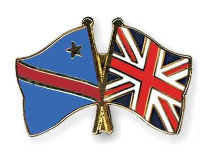 Fahnen Pins Kongo-Demokratische-Republik Grossbritannien