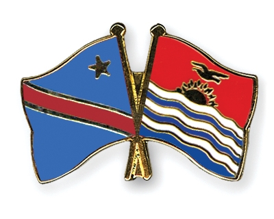 Fahnen Pins Kongo-Demokratische-Republik Kiribati