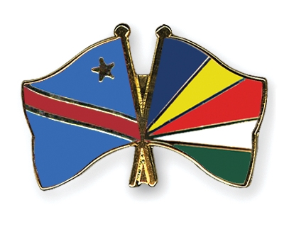 Fahnen Pins Kongo-Demokratische-Republik Seychellen