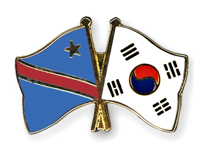 Fahnen Pins Kongo-Demokratische-Republik Sdkorea