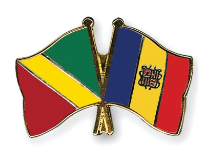 Fahnen Pins Kongo-Republik Andorra