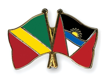 Fahnen Pins Kongo-Republik Antigua-und-Barbuda