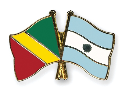 Fahnen Pins Kongo-Republik Argentinien