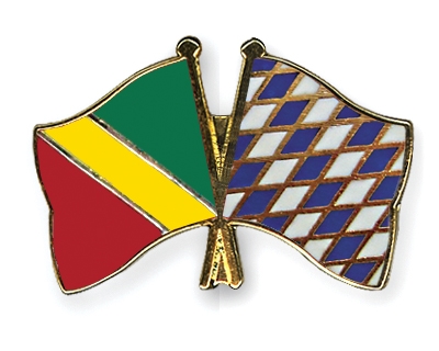 Fahnen Pins Kongo-Republik Bayern