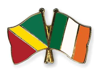 Fahnen Pins Kongo-Republik Irland