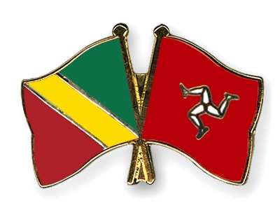 Fahnen Pins Kongo-Republik Isle-of-Man