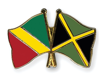 Fahnen Pins Kongo-Republik Jamaika