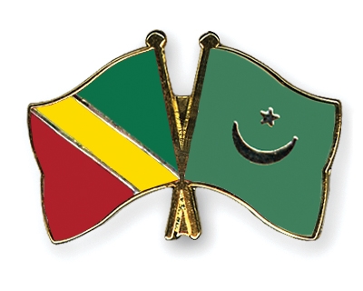 Fahnen Pins Kongo-Republik Mauretanien