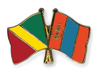 Fahnen Pins Kongo-Republik Mongolei