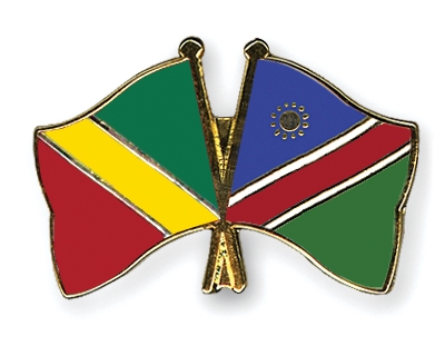 Fahnen Pins Kongo-Republik Namibia