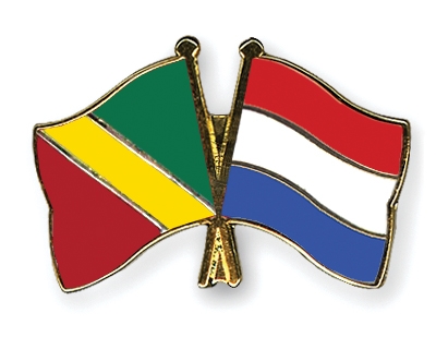 Fahnen Pins Kongo-Republik Niederlande