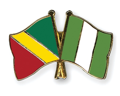 Fahnen Pins Kongo-Republik Nigeria