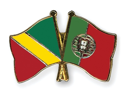 Fahnen Pins Kongo-Republik Portugal