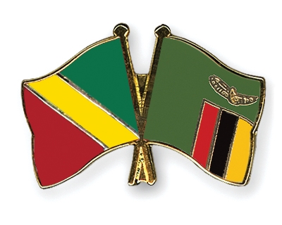 Fahnen Pins Kongo-Republik Sambia