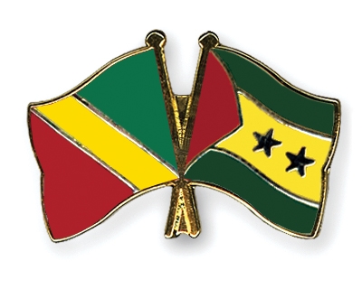 Fahnen Pins Kongo-Republik Sao-Tome-und-Principe